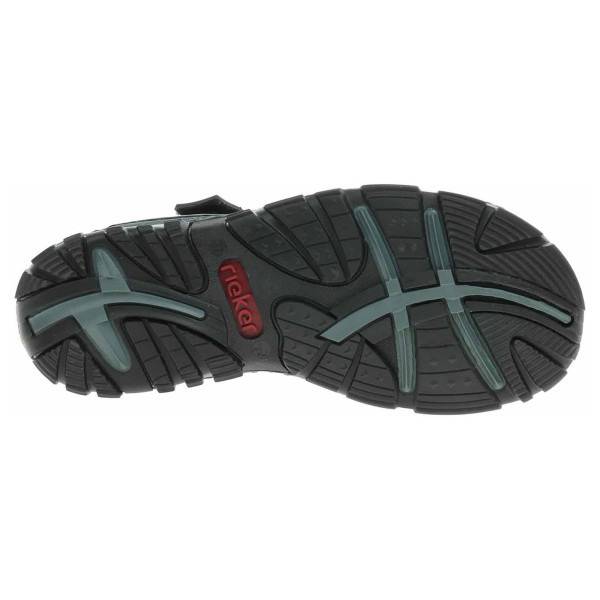 detail Dámske sandále Rieker 68851-02 schwarz