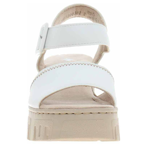 detail Dámske sandále Rieker 68057-80 weiss