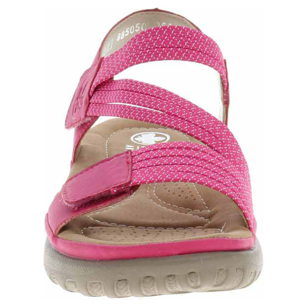 detail Dámske sandále Rieker 64870-31 rosa