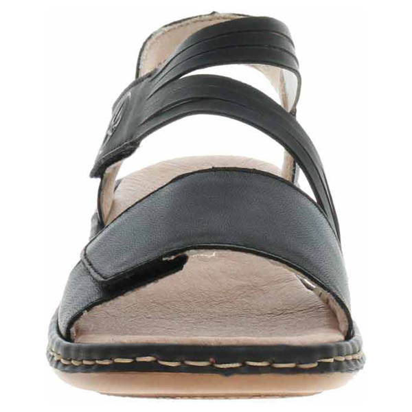 detail Dámske sandále Rieker 65964-00 schwarz