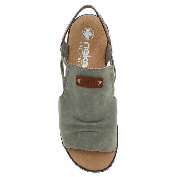 detail Dámske sandále Rieker 62962-52 grun