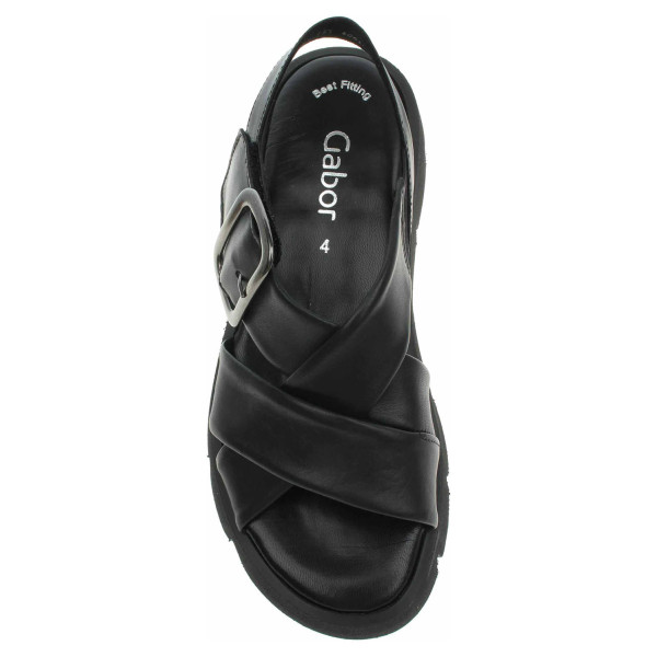 detail Dámske sandále Gabor 64.752.27 schwarz