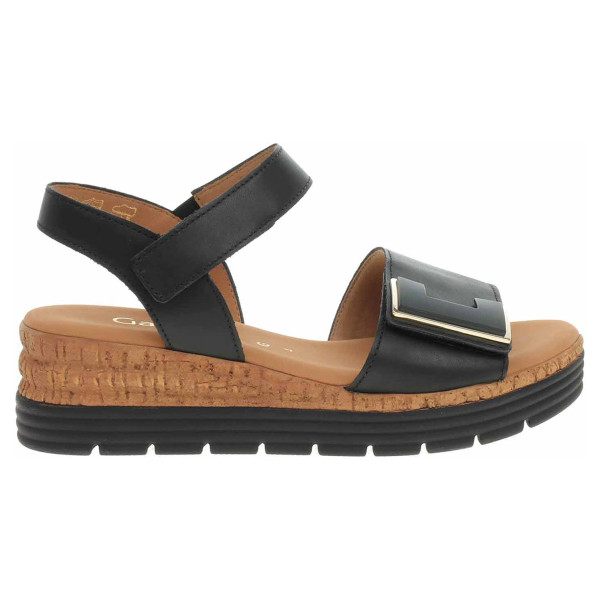 detail Dámske sandále Gabor 82.700.57 schwarz