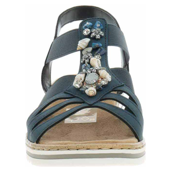 detail Dámske sandále Rieker V0649-14 blau