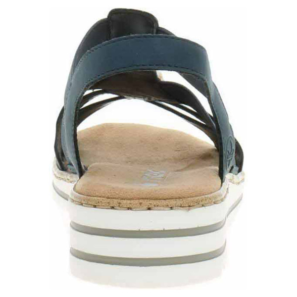 detail Dámske sandále Rieker V0649-14 blau