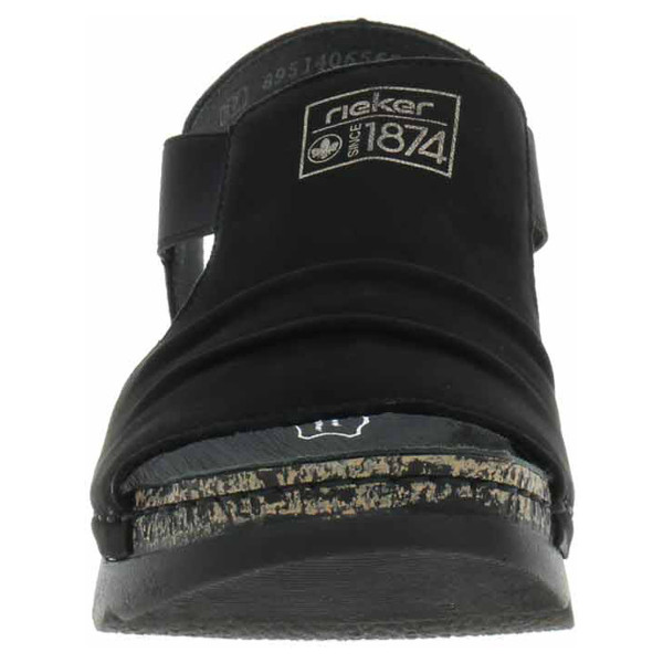 detail Dámske sandále Rieker 64463-01 schwarz
