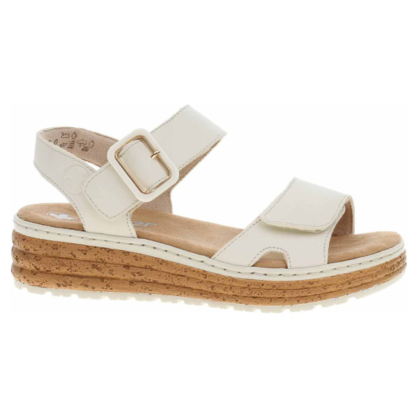 detail Dámske sandále Rieker 62760-60 beige