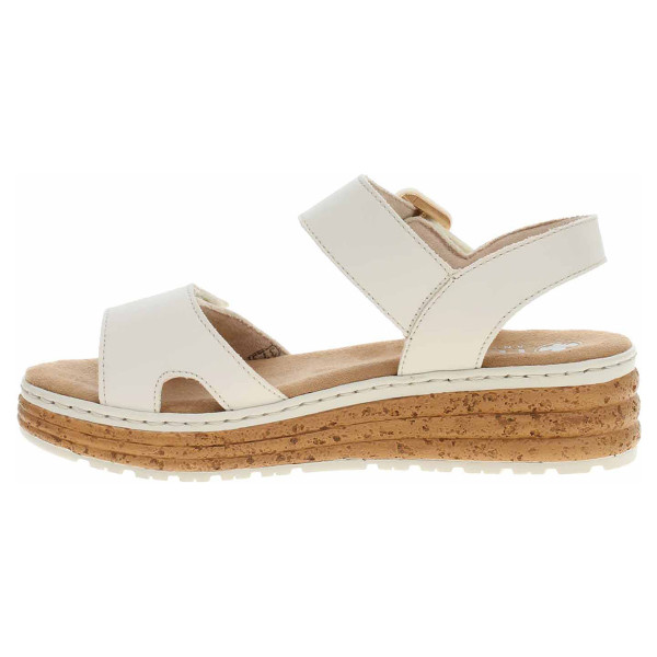 detail Dámske sandále Rieker 62760-60 beige