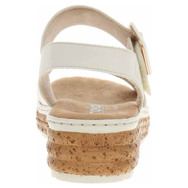 detail Dámske sandále Rieker 62760-60 beige