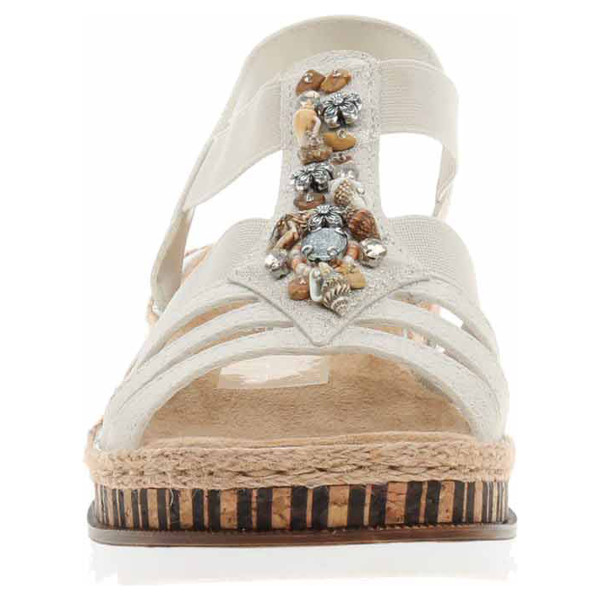 detail Dámske sandále Rieker V7949-90 gold