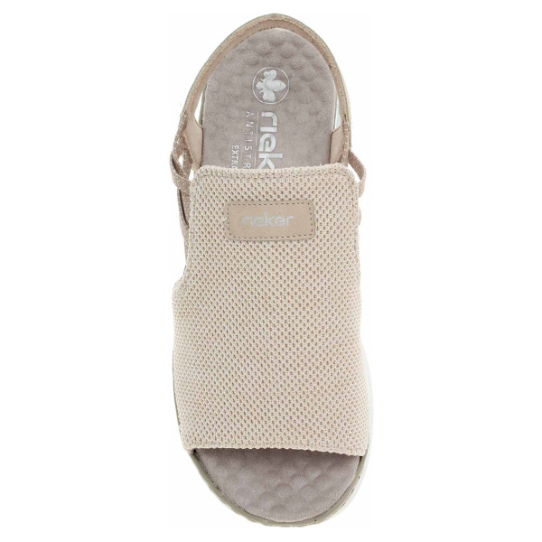 detail Dámske sandále Rieker 65661-60 beige