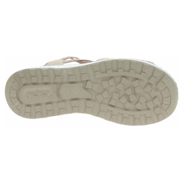 detail Dámske sandále Rieker 65661-60 beige