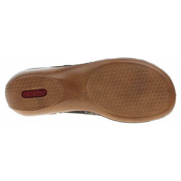 detail Dámske sandále Rieker 65989-01 schwarz