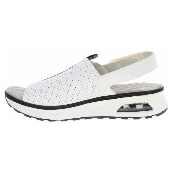 detail Dámske sandále Rieker 65615-80 weiss