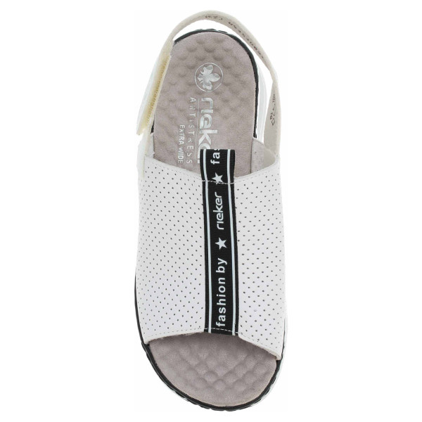 detail Dámske sandále Rieker 65615-80 weiss