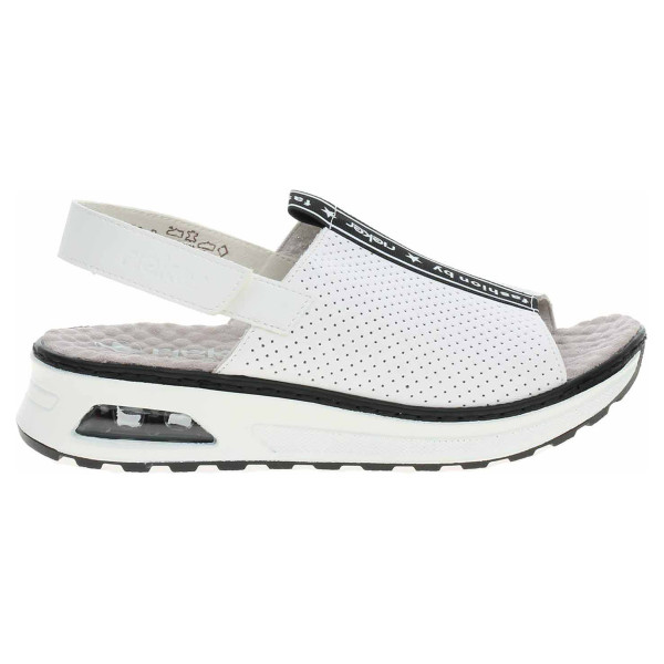 detail Dámske sandále Rieker 65615-80 weiss