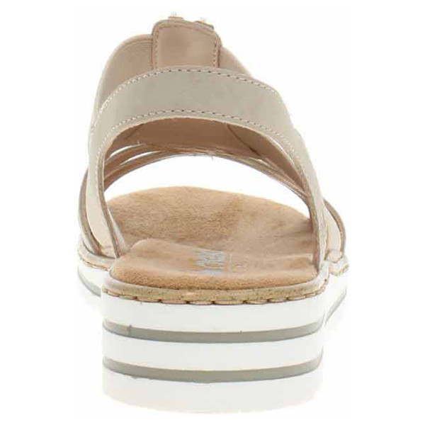 detail Dámske sandále Rieker V0649-62 beige