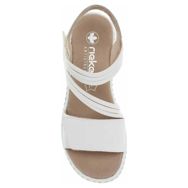 detail Dámske sandále Rieker 65964-80 weiss