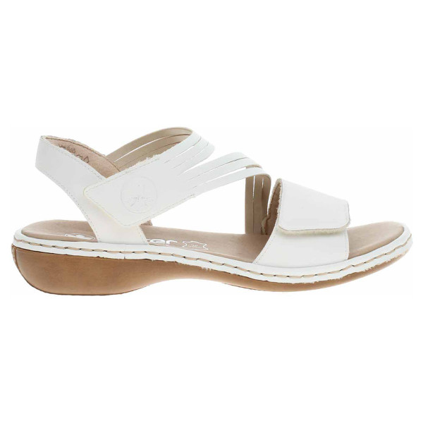 detail Dámske sandále Rieker 65964-80 weiss