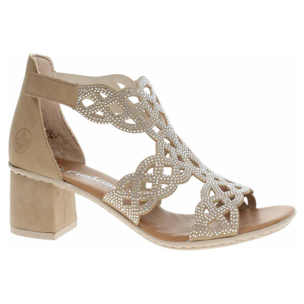 detail Dámske sandále Rieker 64773-61 beige