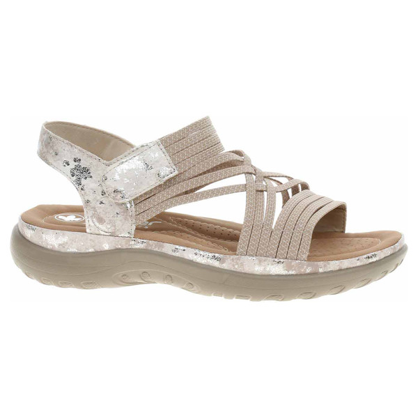 detail Dámske sandále Rieker 64888-60 beige