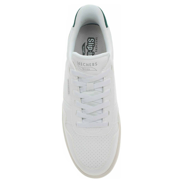 detail Skechers Slip-ins: Arch Fit Court Break - Komfortabel white-green