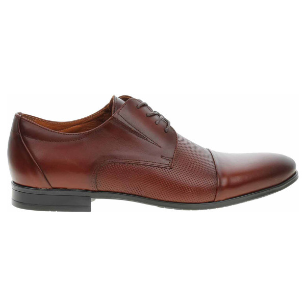 detail Polobotky Barton pánské společenské M23100 hnědá