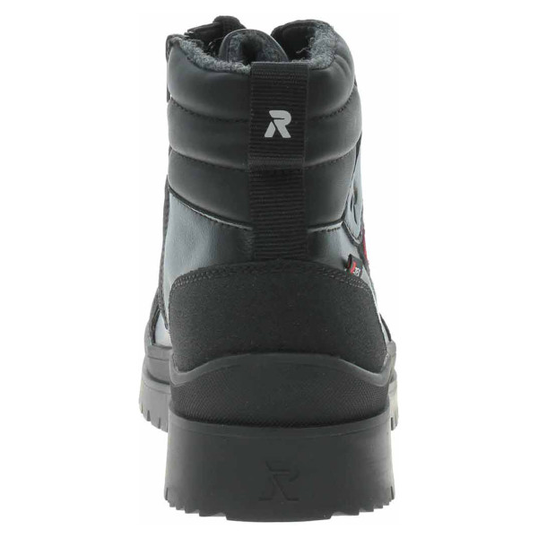 detail Pánska členkové topánky Rieker U0271-00 schwarz