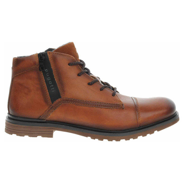 detail Pánska členkové topánky Bugatti 321-A0U3L-3500 cognac