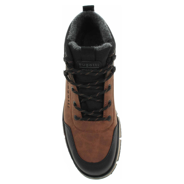 detail Pánska členkové topánky Bugatti 341-AC237-5069 cognac-black