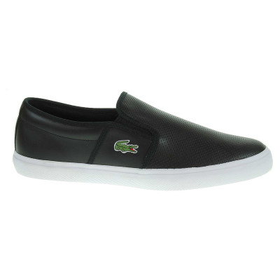 detail Lacoste Gazon pánské mokasiny černé