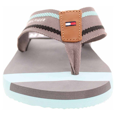 detail Pánske plážové papuče Tommy Hilfiger FM0FM02085 447 aqua haze