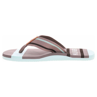 detail Pánske plážové papuče Tommy Hilfiger FM0FM02085 447 aqua haze