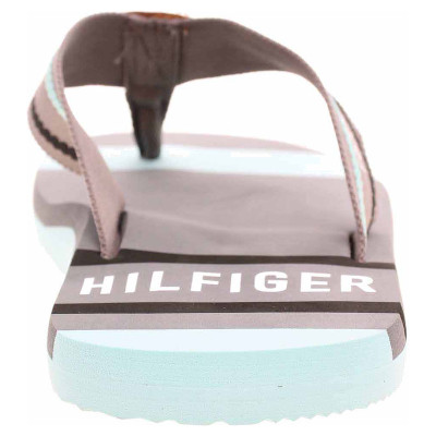 detail Pánske plážové papuče Tommy Hilfiger FM0FM02085 447 aqua haze