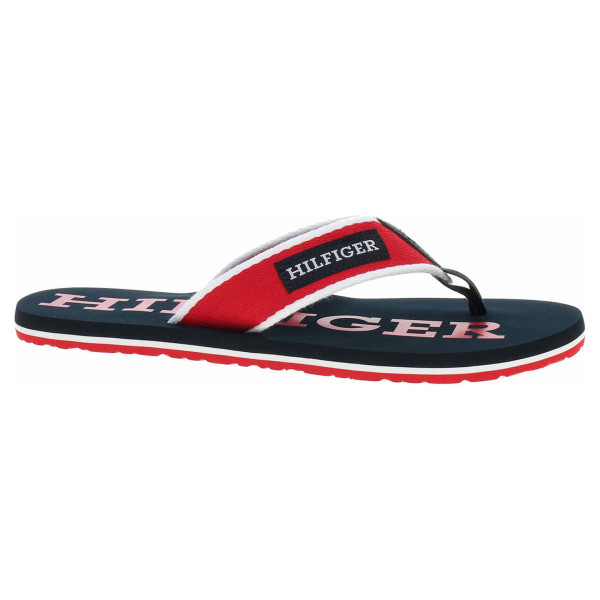 detail Plážové papuče Tommy Hilfiger FM0FM05024XLG Primary Red