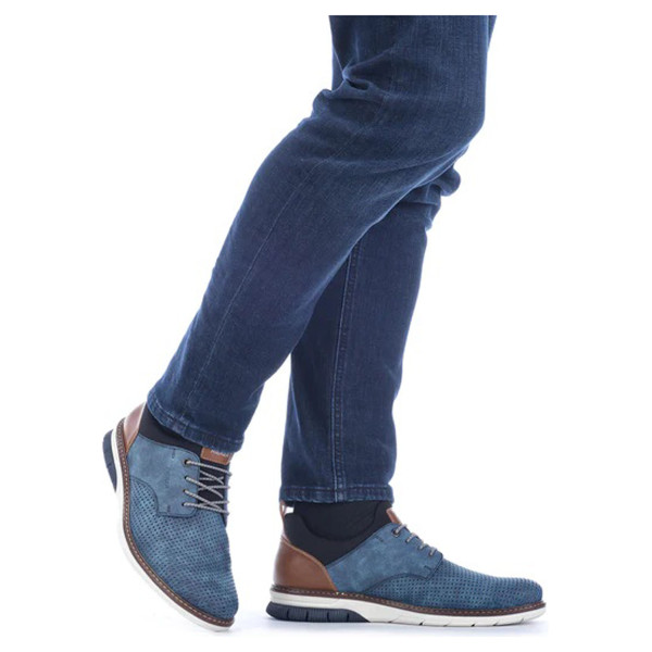 detail Pánske poltopánky Rieker 14450-14 blau