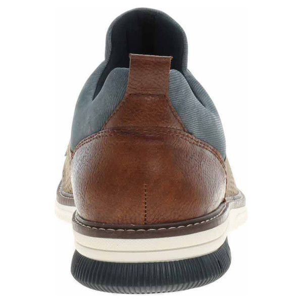 detail Pánske poltopánky Rieker 14450-64 fango-toffee-denim