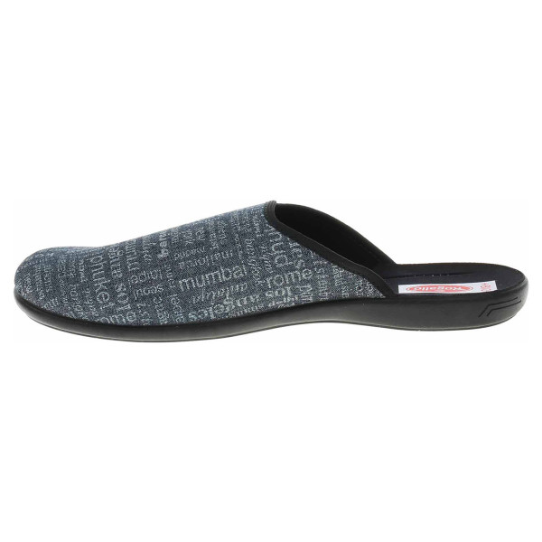 detail Pánske domáce papuče Rogallo 27262 modrá