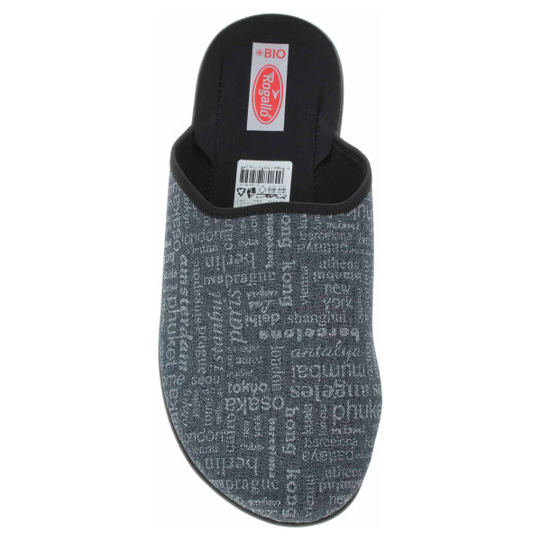 detail Pánske domáce papuče Rogallo 27262 modrá