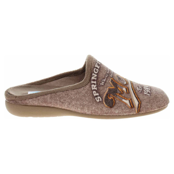 detail Pánske domáce papuče Medi Line 5060-022 taupe
