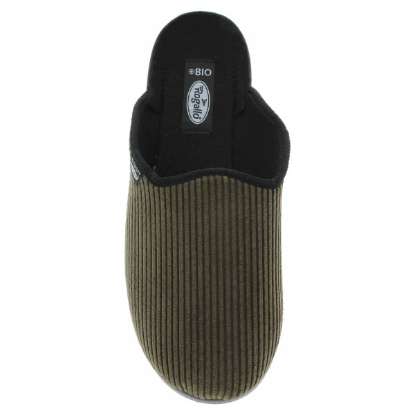 detail Pánske domáce papuče Rogallo 4100-702 khaki