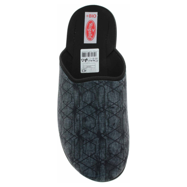 detail Pánske domáce papuče Rogallo 28844 modrá