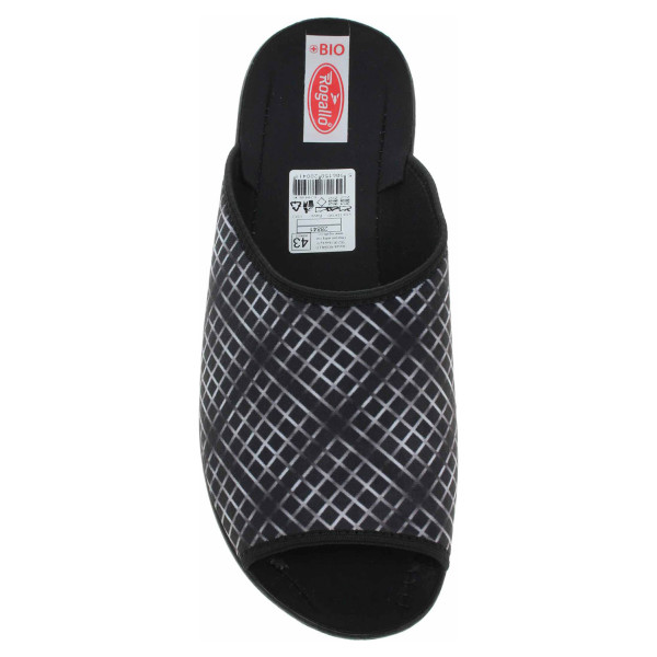 detail Pánske domáce papuče Rogallo 28841 černá