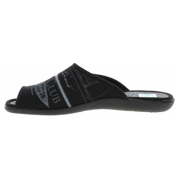 detail Pánske domáce papuče Medi Line S72-37742 black