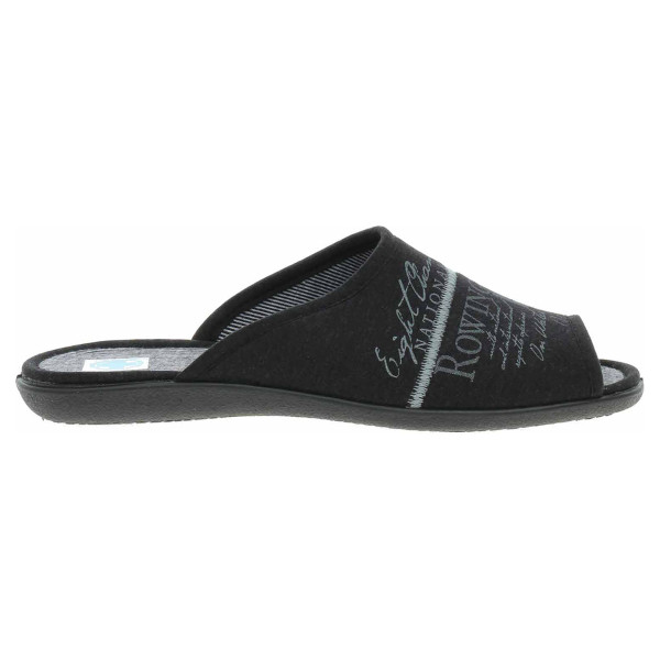 detail Pánske domáce papuče Medi Line S72-37742 black