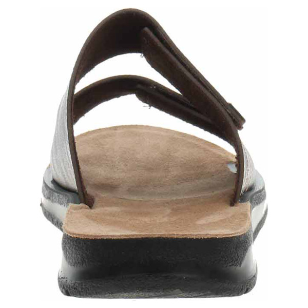 detail Pánske domáce papuče Orto Med 2707-P440 hnědá