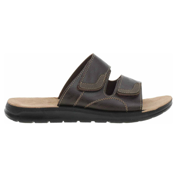 detail Pánske domáce papuče Orto Med 2707-P440 hnědá