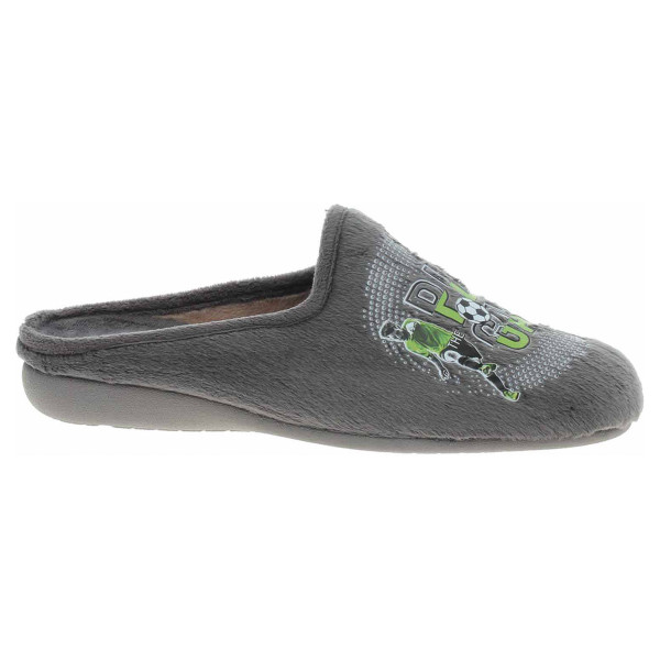 detail Pánske domáce papuče Medi Line 149-025 gris