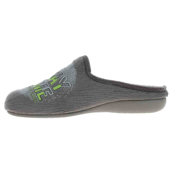 detail Pánske domáce papuče Medi Line 149-025 gris
