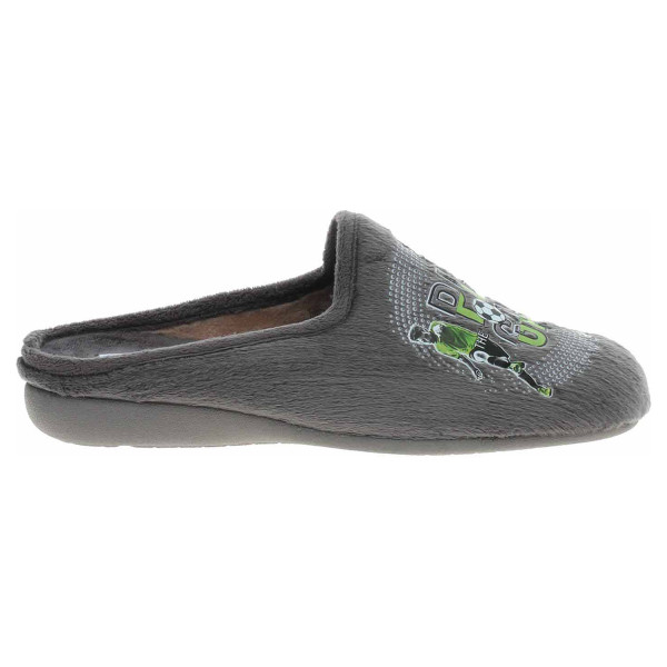 detail Pánske domáce papuče Medi Line 149-025 gris
